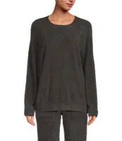 Barefoot Dreams CozyChic Lite® Dolman Sleeve Coordinating Ribbed Pullover