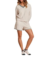 Barefoot Dreams CozyChic Lite® Pointelle Coordinating Lounge Shorts