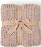 Barefoot Dreams CozyChic® Solid Waffle Knit Throw Blanket