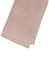 Barefoot Dreams CozyChic® Solid Waffle Knit Throw Blanket