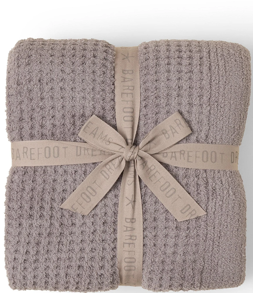 Barefoot Dreams CozyChic® Solid Waffle Knit Throw Blanket