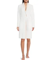 Barefoot Dreams CozyChic® Ultra Lite Tipped Ribbed Short Robe