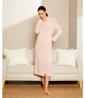 Barefoot Dreams CozyChic® V-Neck Zip Front Robe