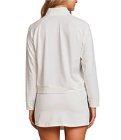 Barefoot Dreams Malibu Collection® Butterchic Half Zip Pullover With Stripes