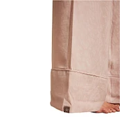 Barefoot Dreams Washed Satin Jacquard Coordinating High Waisted Wide Leg Sleep Pants