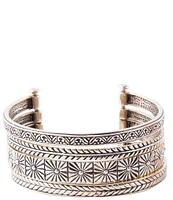 Barse Bronze Statement Cuff Bracelet