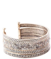 Barse Bronze Statement Cuff Bracelet