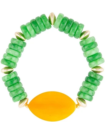 Barse Genuine Stone Stretch Bracelet