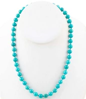 Barse Turquoise Genuine Stone Collar Necklace