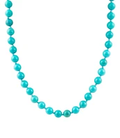 Barse Turquoise Genuine Stone Collar Necklace