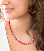 Barse Turquoise Genuine Stone Collar Necklace