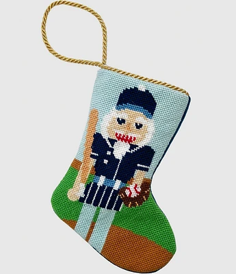 Bauble Stockings Festive Fastball Nutcracker Baseball Bauble Stocking