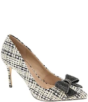 BCBGeneration Bissha Boucle Rhinestone Bow Pumps