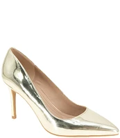 BCBGeneration Bissha Metallic Patent Dress Pumps