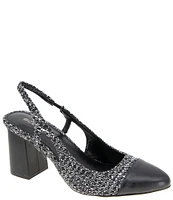 BCBGeneration Darrin Boucle Slingback Pumps