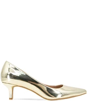 BCBGeneration Dovi Metallic Patent Kitten Heel Pumps