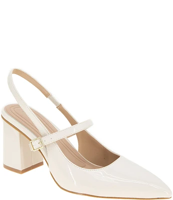 BCBGeneration Gillian Patent Mary Jane Slingback Pumps