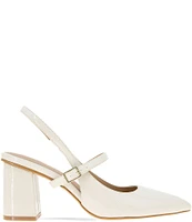 BCBGeneration Gillian Patent Mary Jane Slingback Pumps