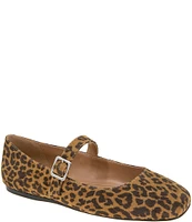 BCBGeneration Harpin Leopard Print Mary Jane Flats