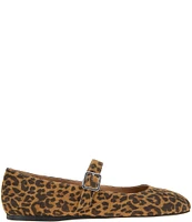 BCBGeneration Harpin Leopard Print Mary Jane Flats