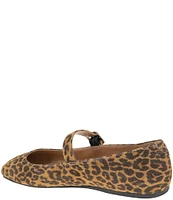 BCBGeneration Harpin Leopard Print Mary Jane Flats