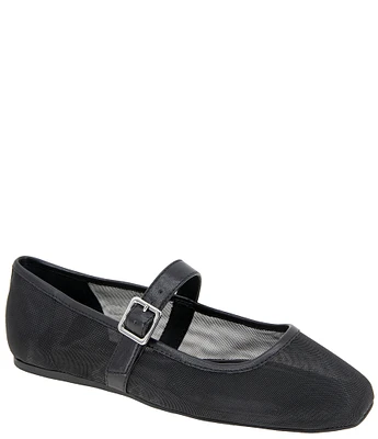 BCBGeneration Harpin Mesh Mary Jane Flats