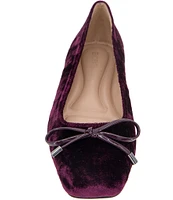 BCBGeneration Hartly-2 Velvet Ballet Bow Flats