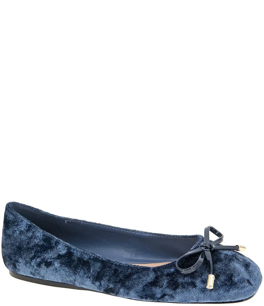 BCBGeneration Hartly-2 Velvet Ballet Bow Flats