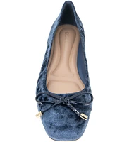 BCBGeneration Hartly-2 Velvet Ballet Bow Flats