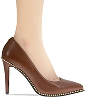 BCBGeneration Holli Leather Ball Chain Welt Pumps