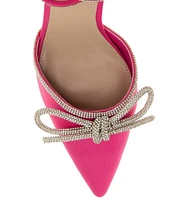 BCBGeneration Ildy Neoprene Rhinestone Embellished Bow Pumps