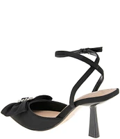 BCBGeneration Ipany Neoprene Bow Ankle Strap Pumps