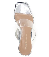 BCBGeneration Lorie Clear Wedge Dress Slides