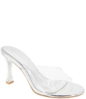 BCBGeneration Martina Clear Vinyl Dress Slides