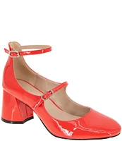 BCBGeneration Maxanna Patent Mary Jane Ankle Strap Pumps