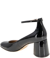 BCBGeneration Melbie Patent Ankle Strap Pumps