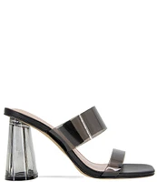 BCBGeneration Parisa Clear Block Heel Slides