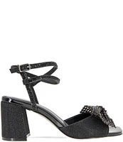 BCBGeneration Tawny Rhinestone Bow Dress Sandals