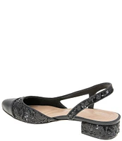 BCBGeneration Tillie-3 Sequin Cap Toe Sling Pumps