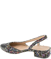 BCBGeneration Tillie Boucle Cap Toe Sling Pumps