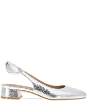 BCBGeneration Torna Metallic Slingback Bow Back Pumps