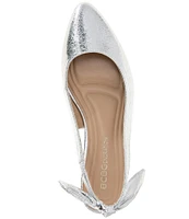 BCBGeneration Torna Metallic Slingback Bow Back Pumps