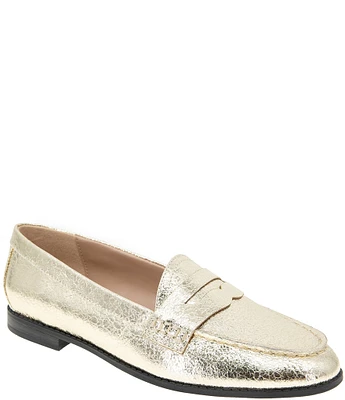 BCBGeneration Unna Metallic Penny Loafers