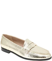 BCBGeneration Unna Metallic Penny Loafers