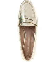 BCBGeneration Unna Metallic Penny Loafers