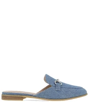 BCBGeneration Zorie Denim Bit Buckle Mules