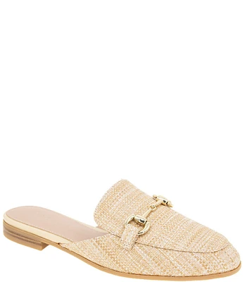 BCBGeneration Zorie Raffia Bit Buckle Mules