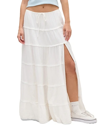 BDG Urban Outfitter Sadie Tiered Long Skirt