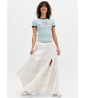 BDG Urban Outfitter Sadie Tiered Long Skirt