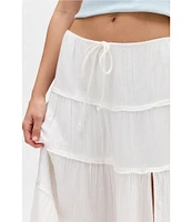 BDG Urban Outfitter Sadie Tiered Long Skirt